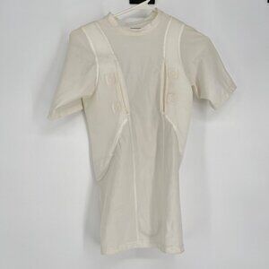 5.11 Tactical Conceal Carry Compression Shirt Padded Holster Pocket White Size S